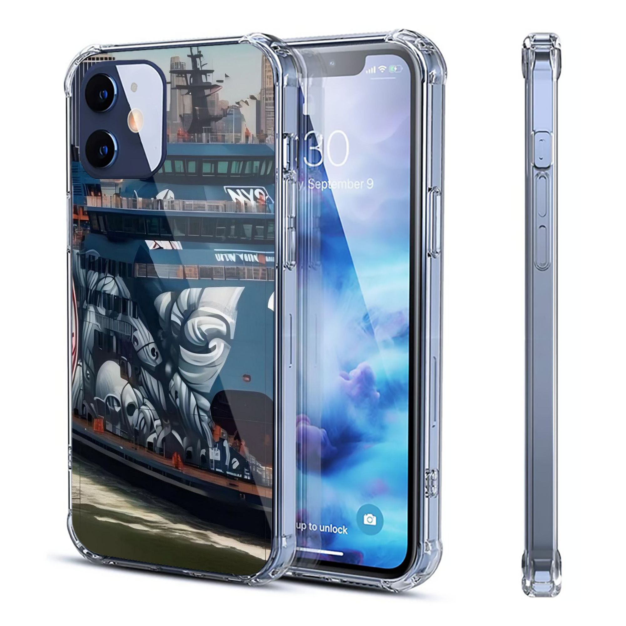 New York Yankees 299 Clear IPhone 12 Case – Soft TPU With UV Print – Enhanced Drop Protection, Precise Fit, Anti-Fingerprint, Customizable Design, Scratch-Resistant, Yellow-Resistant